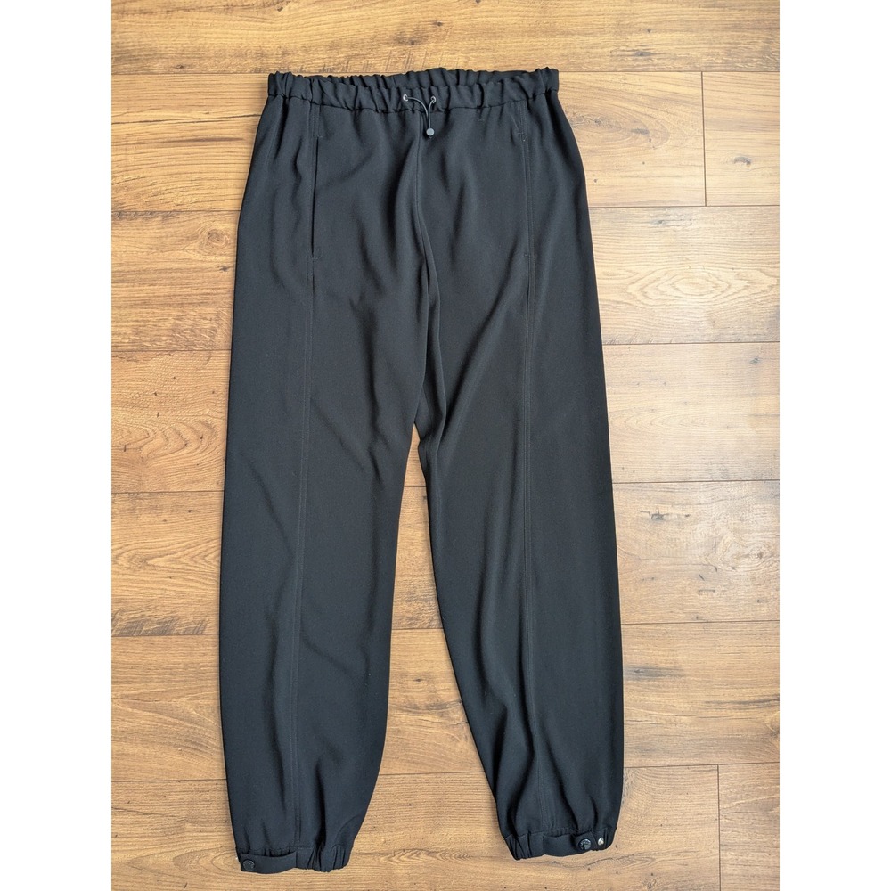 Moncler Black Elastic Waist Drawstring Jogger Pants Size 31x30
